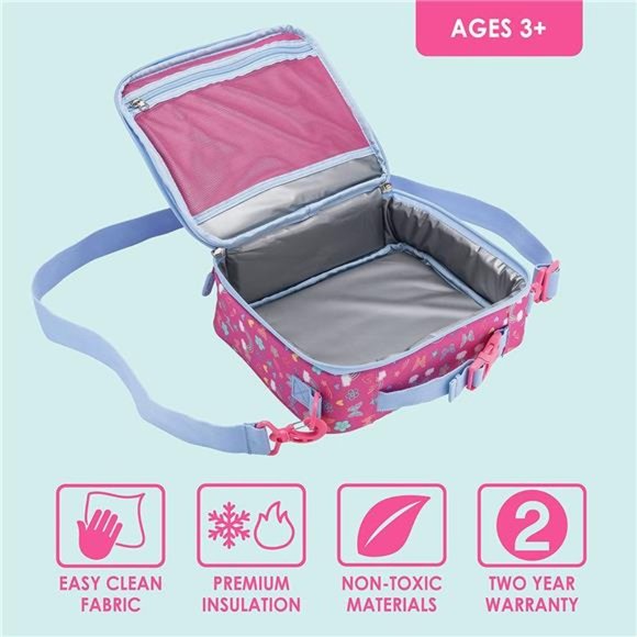 Bentgo Kids Lunch Bag - Durable, Double Insulated, Water-Resistant Fabric - Picture 4 of 5